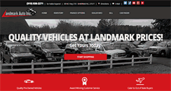 Desktop Screenshot of landmarkautoinc.com